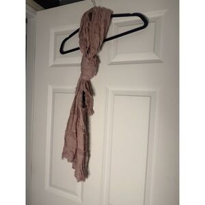 Pretty Persuasions Scarf Mauve W Stitching Nwt